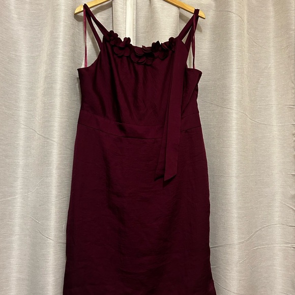 Elegant Burgundy Dress - Picture 1 of 5